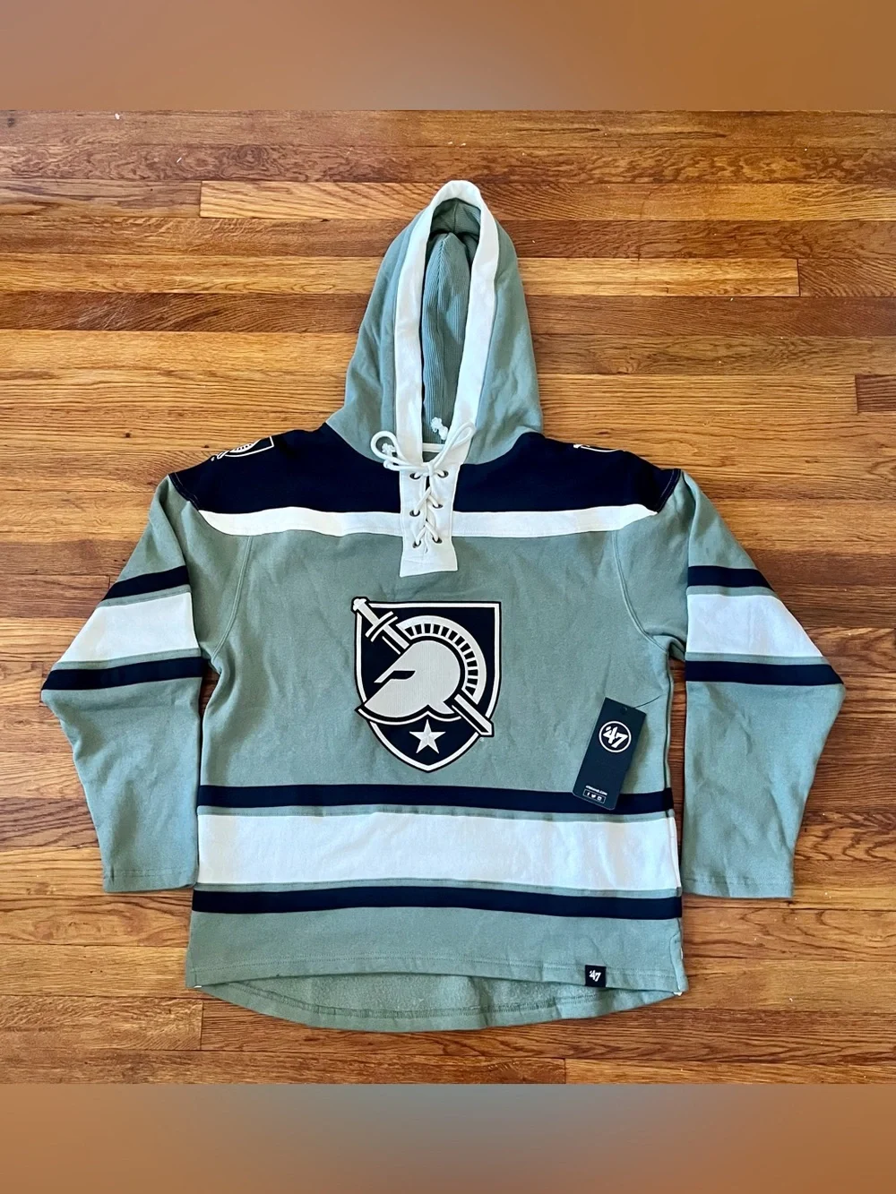 47 Brand Army Black Knights Superior Lacer Hoodie Size M & L $140 NWT